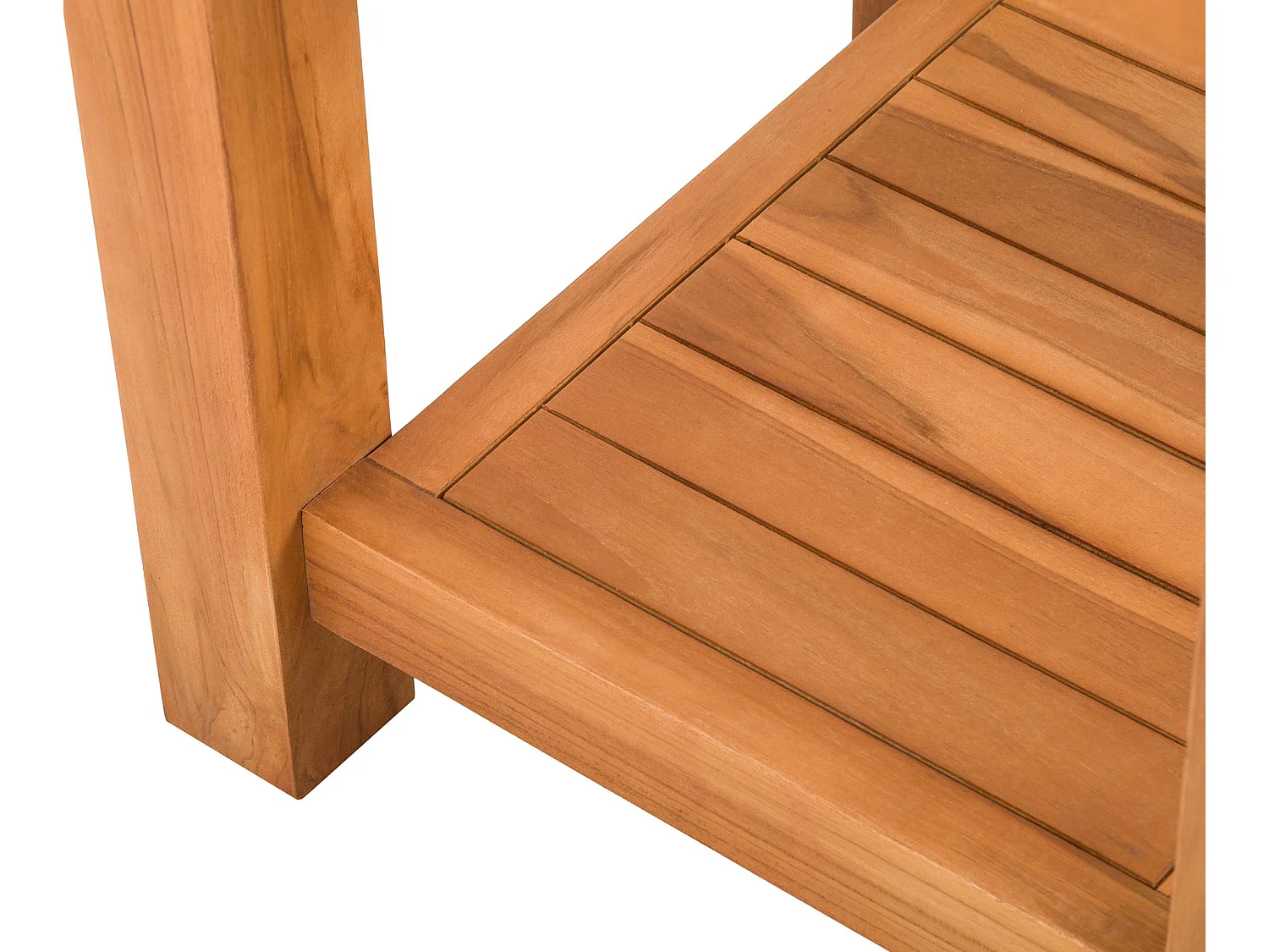 Table d'appoint - carré - Bois - 45 x 45 cm - Teck - Keaton