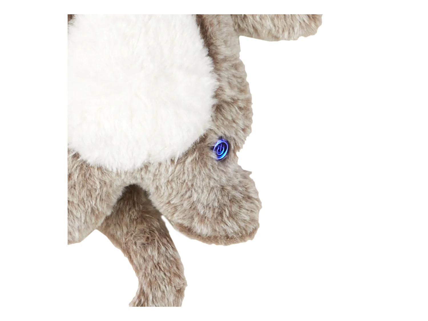 Peluche Chauffante Fluffy USB M6 en Polyester - Marron 26x1.5x32 cm