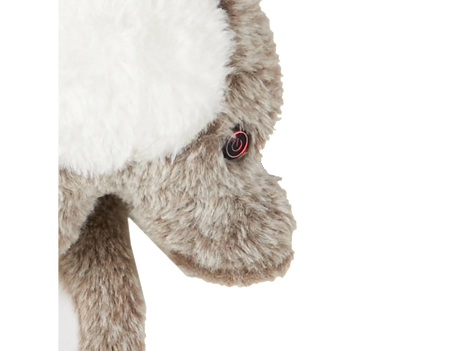 Peluche Chauffante Fluffy USB M6 en Polyester - Marron 26x1.5x32 cm