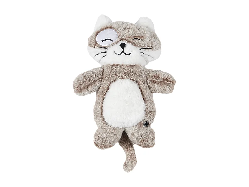 Peluche Chauffante Fluffy USB M6 en Polyester - Marron 26x1.5x32 cm