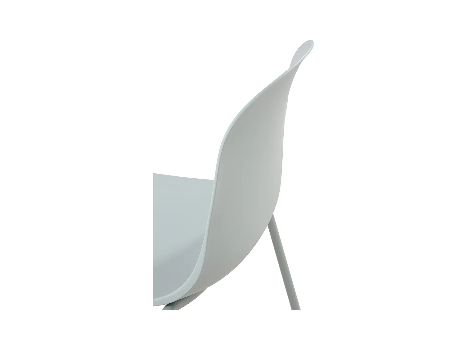 Lot de 2  Chaises de jardin - Plastique - Turquoise - Hardin