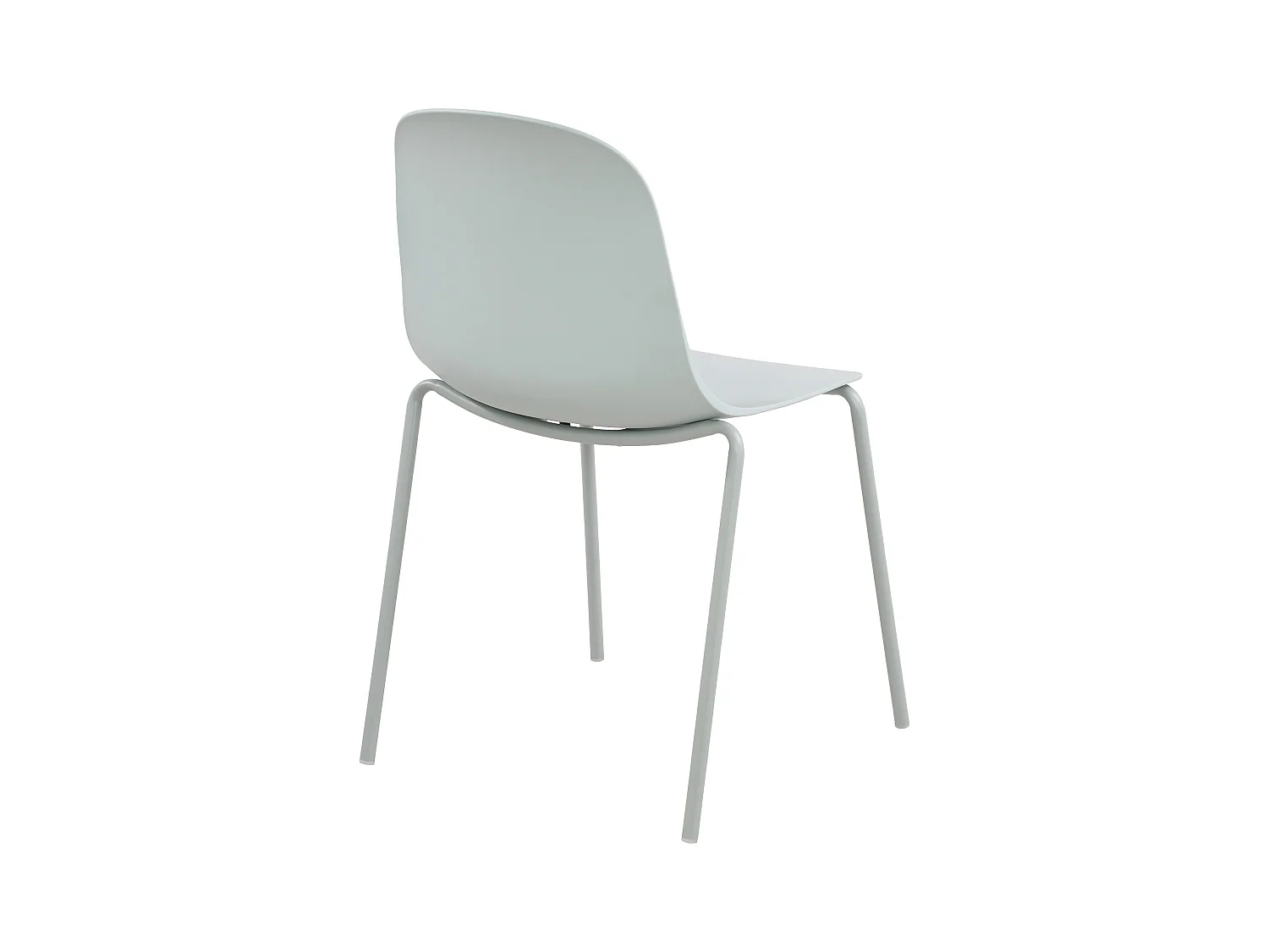 Lot de 2  Chaises de jardin - Plastique - Turquoise - Hardin