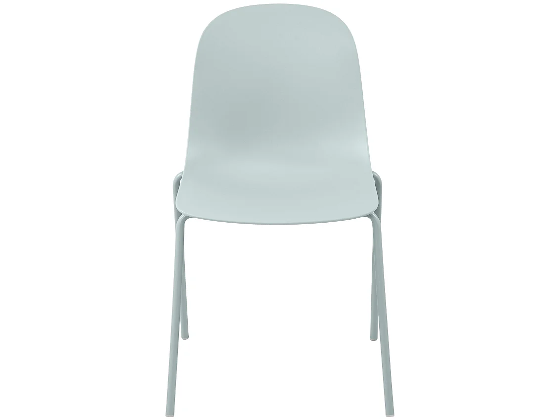 Lot de 2  Chaise de conférence - Plastique - Turquoise - Hardin