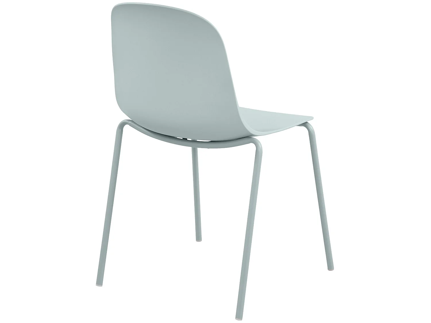 Lot de 2  Chaise de conférence - Plastique - Turquoise - Hardin