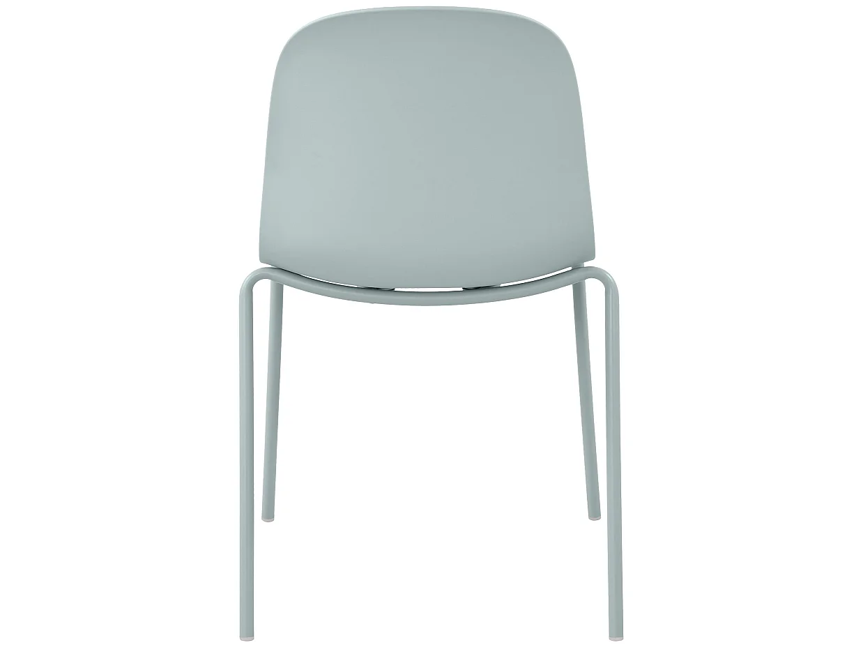 Lot de 2  Chaise de conférence - Plastique - Turquoise - Hardin