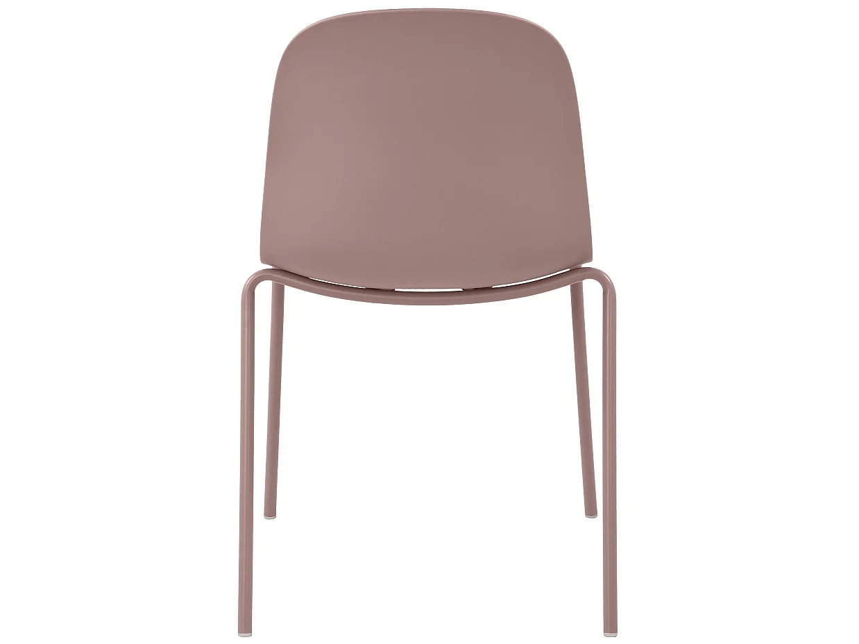 Lot de 2  Chaise de conférence - Plastique - Rose - Hardin