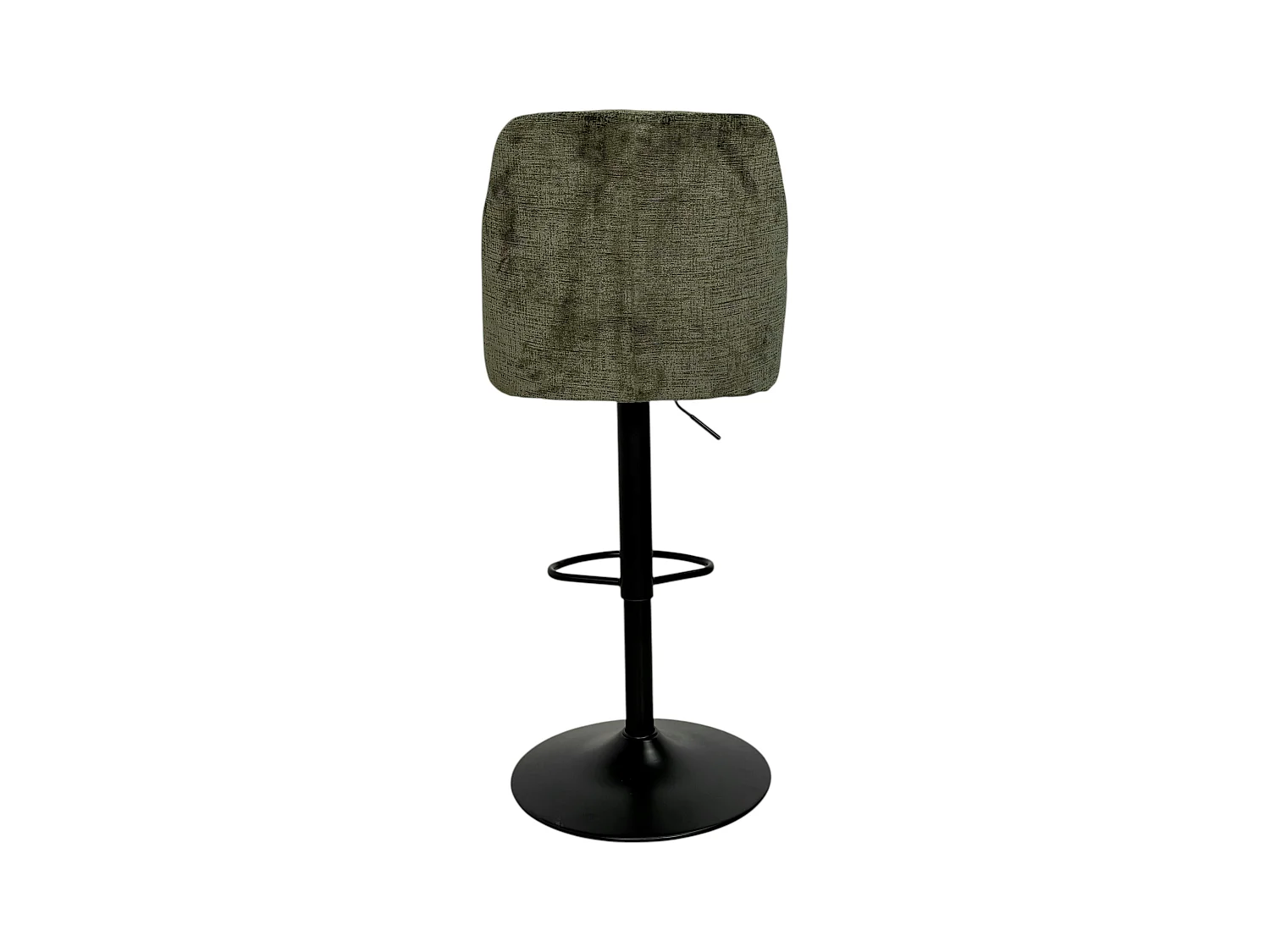 Tabouret bar réglable vert avec dossier (lot de 2) IENA