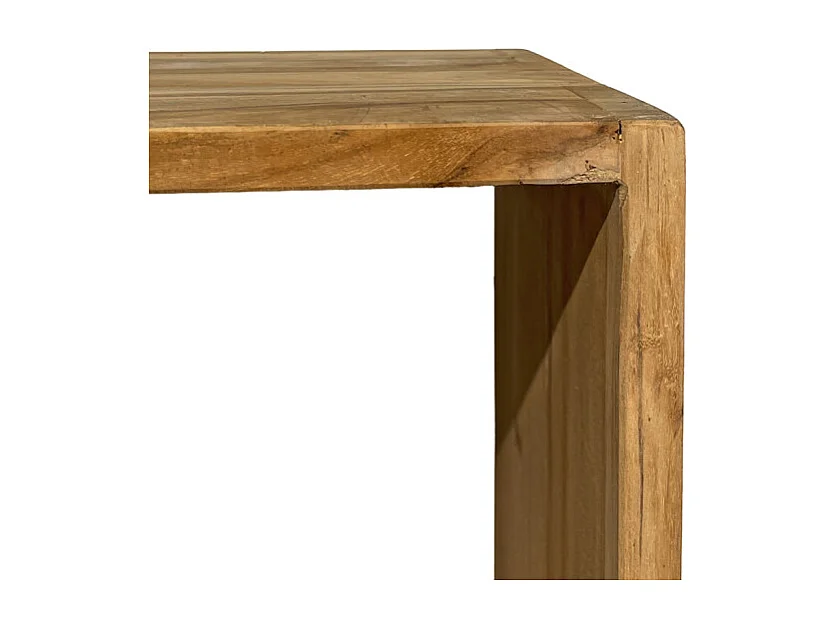 Étagère bibliothèque 141 cm colonne en teck 4 étages – EVELYN