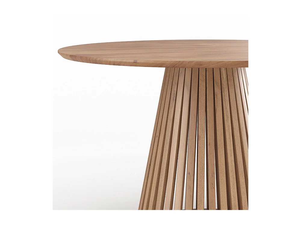 Table ronde en bois d'acacia 4 personnes - Képès