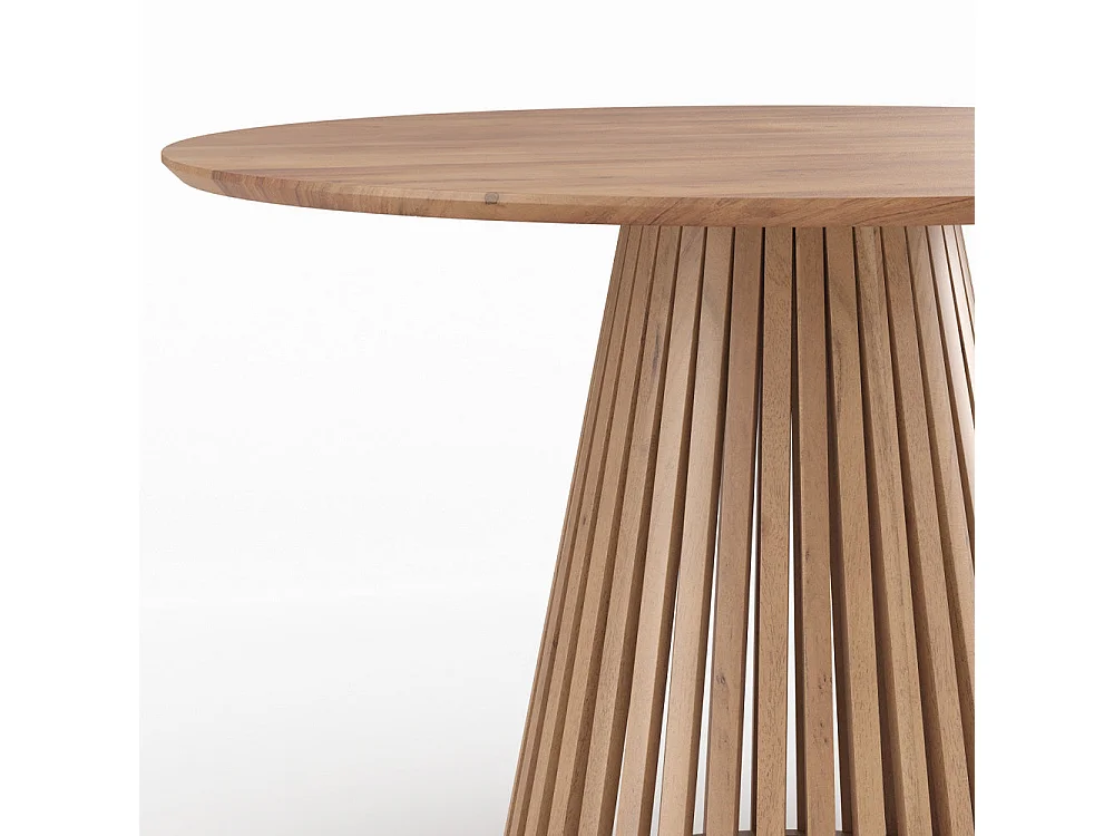 Table ronde en bois d'acacia 4 personnes - Képès