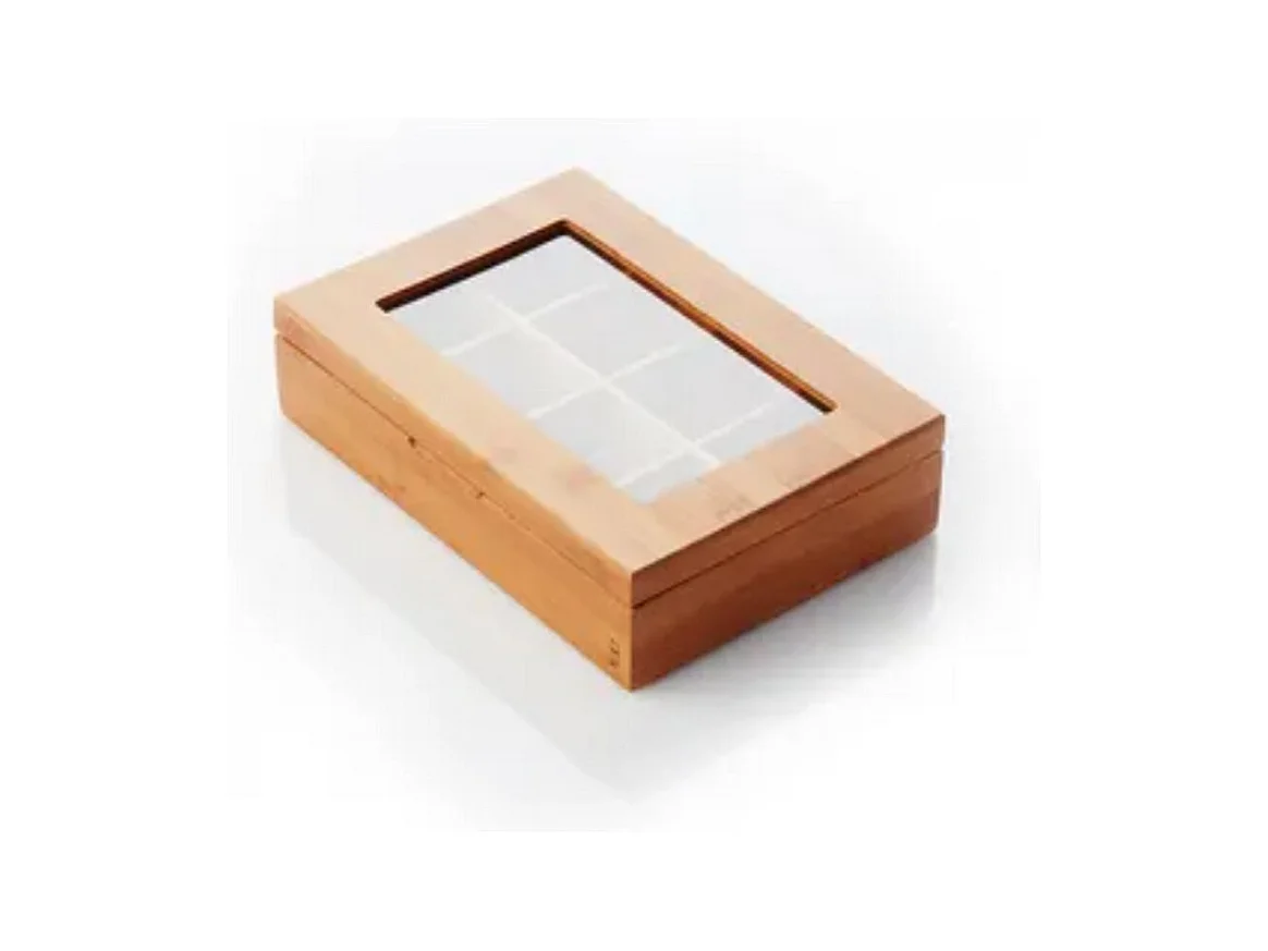 Point Virgule Boîte à thé en bambou bois clair - PV-BAM-3117