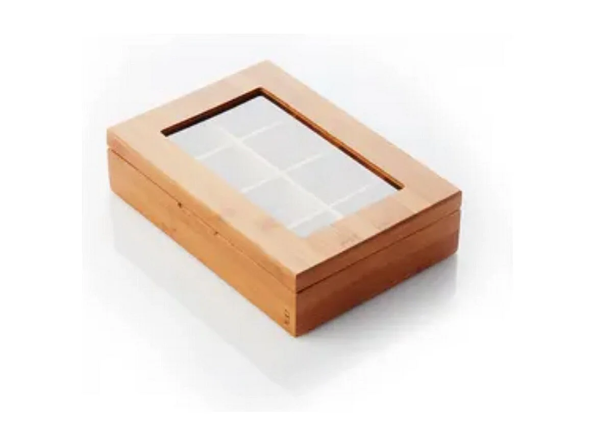 Point Virgule Boîte à thé en bambou bois clair - PV-BAM-3117