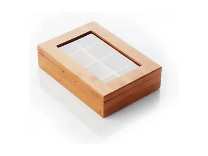 Point Virgule Boîte à thé en bambou bois clair - PV-BAM-3117