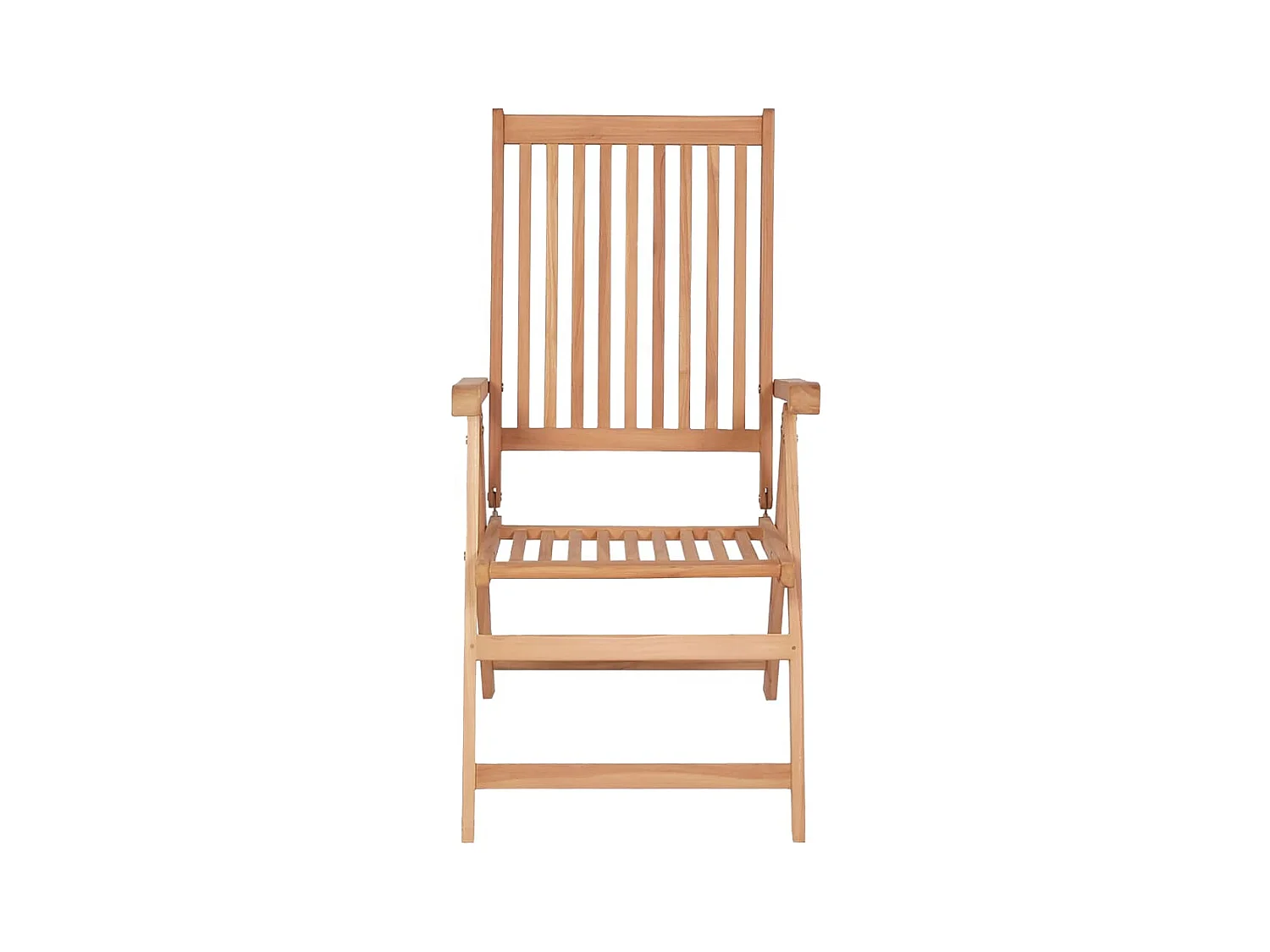Chaises inclinables de jardin lot de 4 Bois de teck solide
