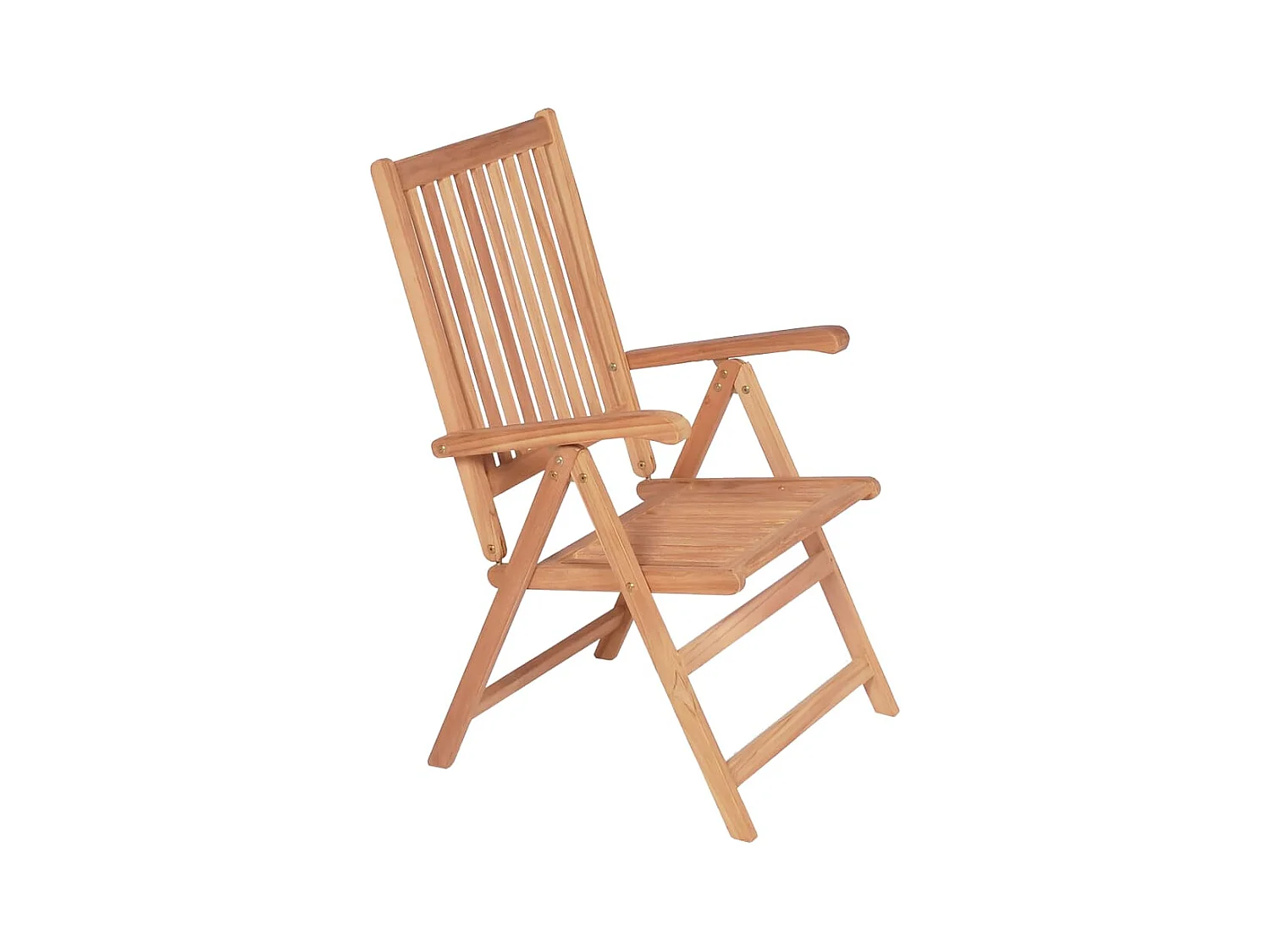 Chaises inclinables de jardin lot de 4 Bois de teck solide