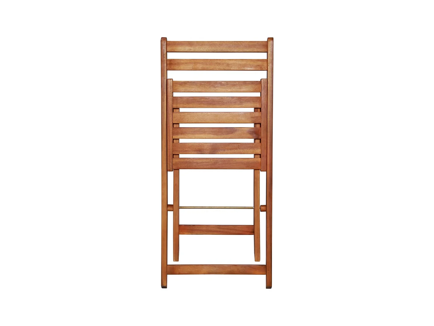 Chaises de bistro d'extérieur lot de 2 Bois d'acacia solide