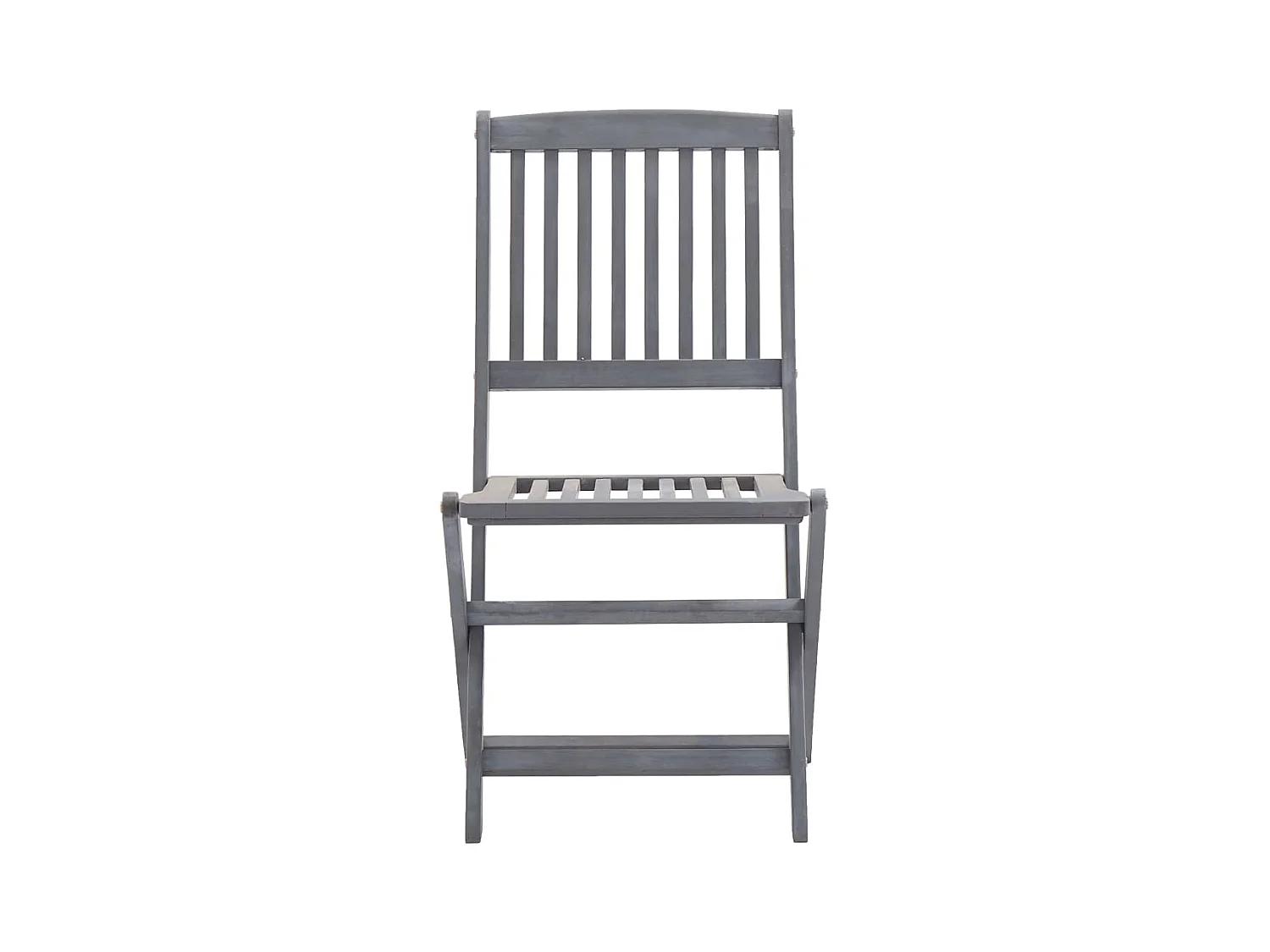 Chaises pliables d'extérieur lot de 4 et coussins Bois d'acacia