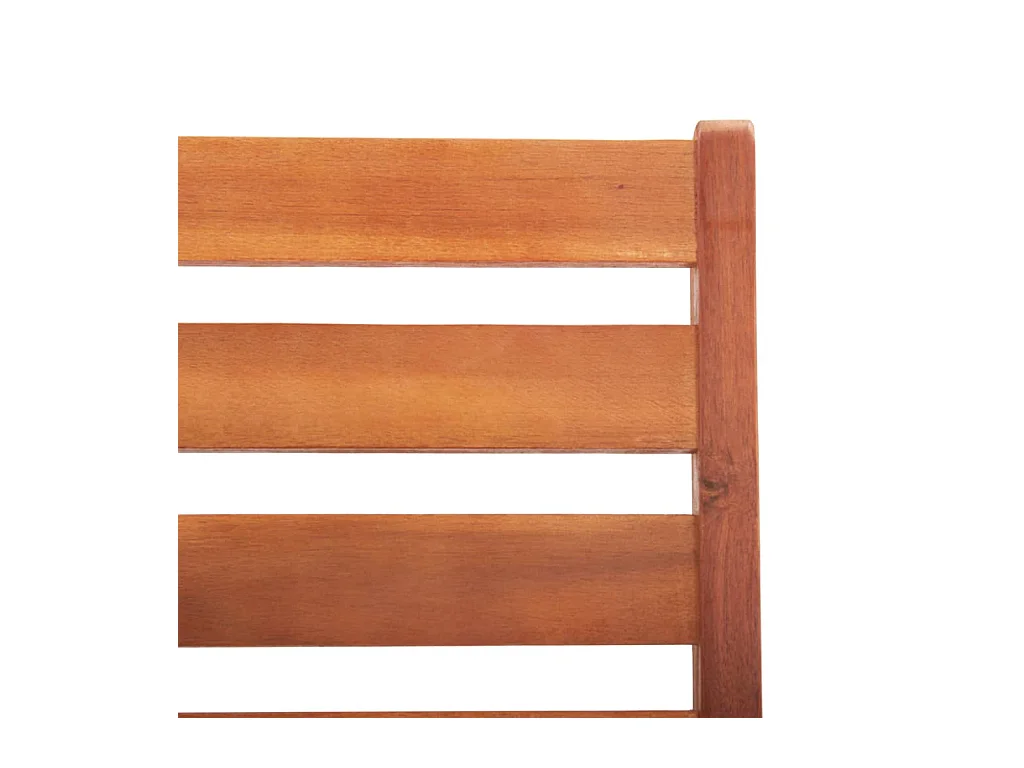 Set van 3 tuinstoelen en kussens van massief acaciahout