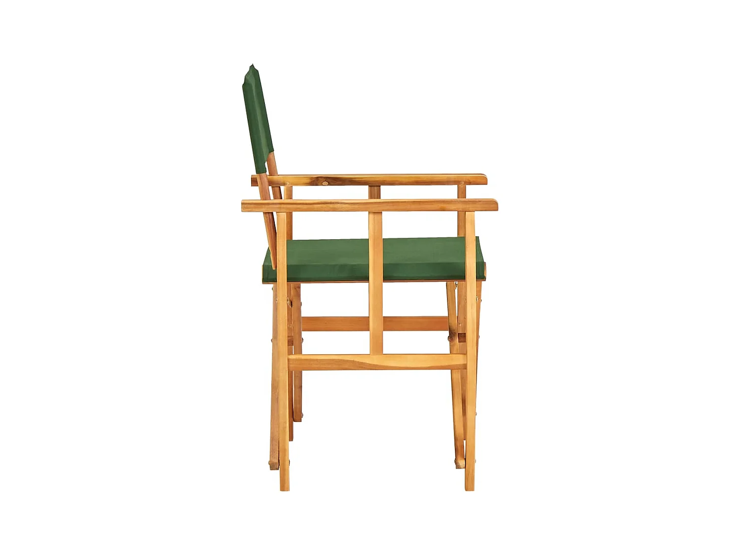 Sedia da regista in massello di legno di acacia verde