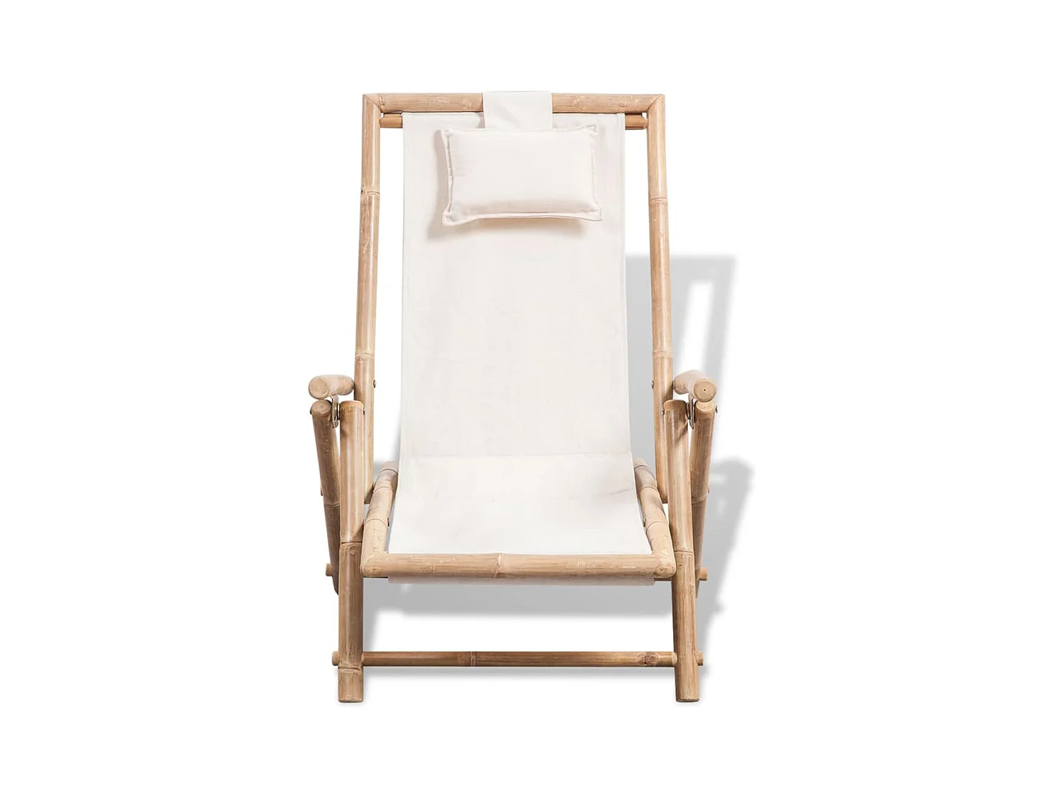 Chaise de terrasse d'extérieur Bambou