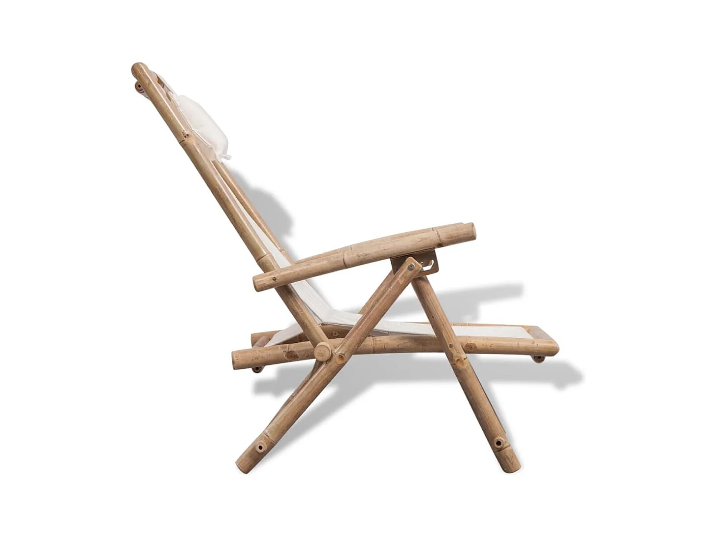 Chaise de terrasse d'extérieur Bambou