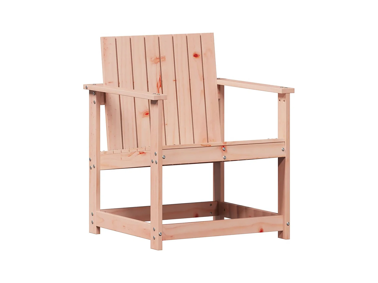 Conjunto de muebles de jardín de 3 piezas de madera maciza de abeto Douglas