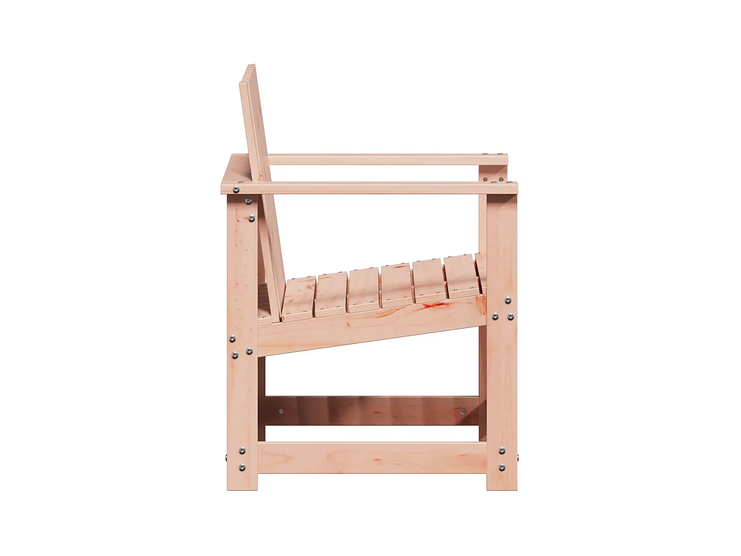 Conjunto de muebles de jardín de 3 piezas de madera maciza de abeto Douglas