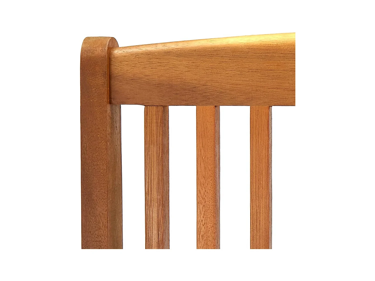 Chaises pliables d'extérieur lot de 4 Bois d'acacia solide