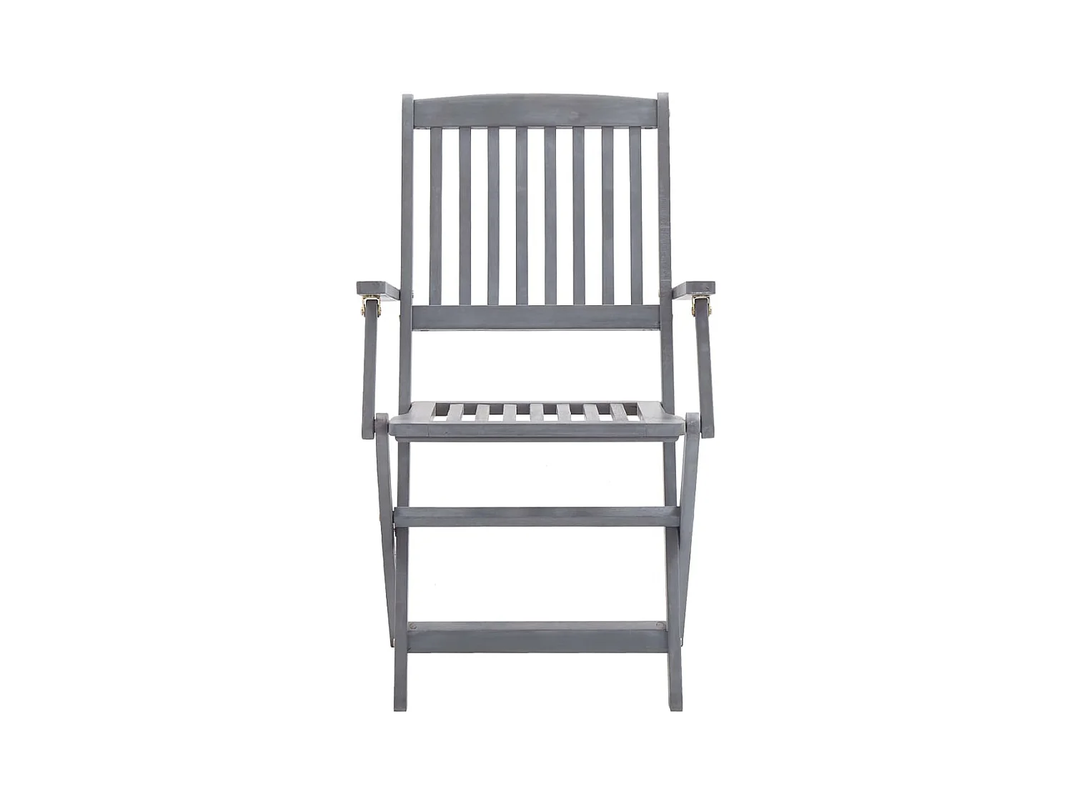 Chaises pliables d'extérieur lot de 6 et coussins Bois d'acacia