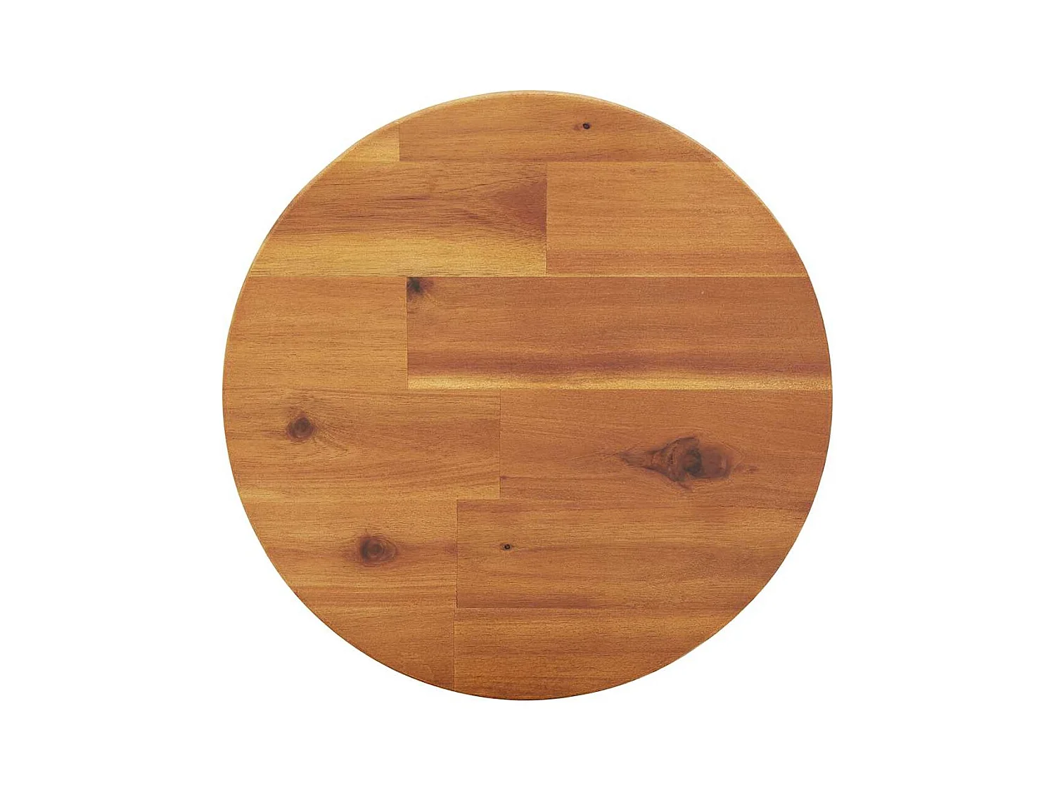 Set di 2 sgabelli da bar in legno massello di acacia