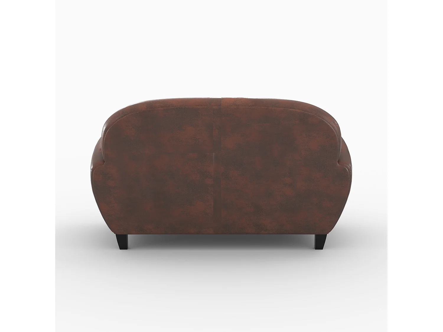 Conjunto sofá y sillón marrón de 3 plazas - Club - Club