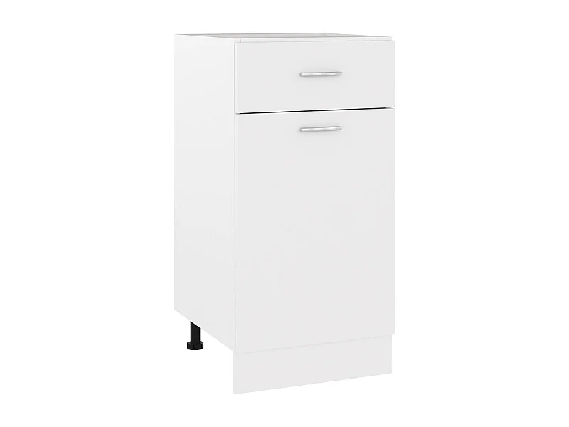 Armoire de plancher à tiroir Blanc 40x46x81,5cm