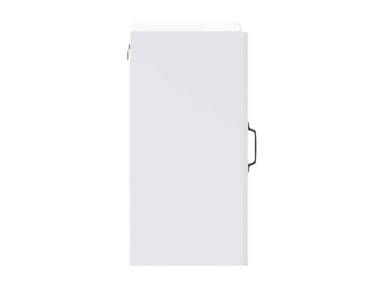 Pensile da cucina bianco con anta in vetro