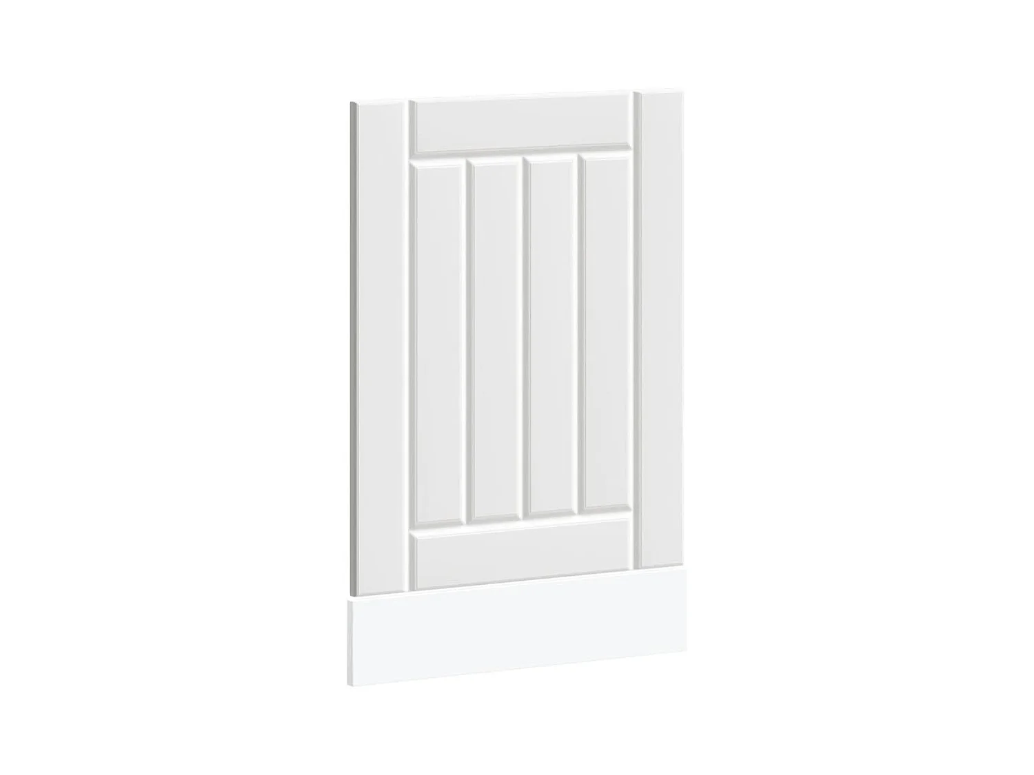 Pannello per lavastoviglie in legno ingegnerizzato bianco Lucca