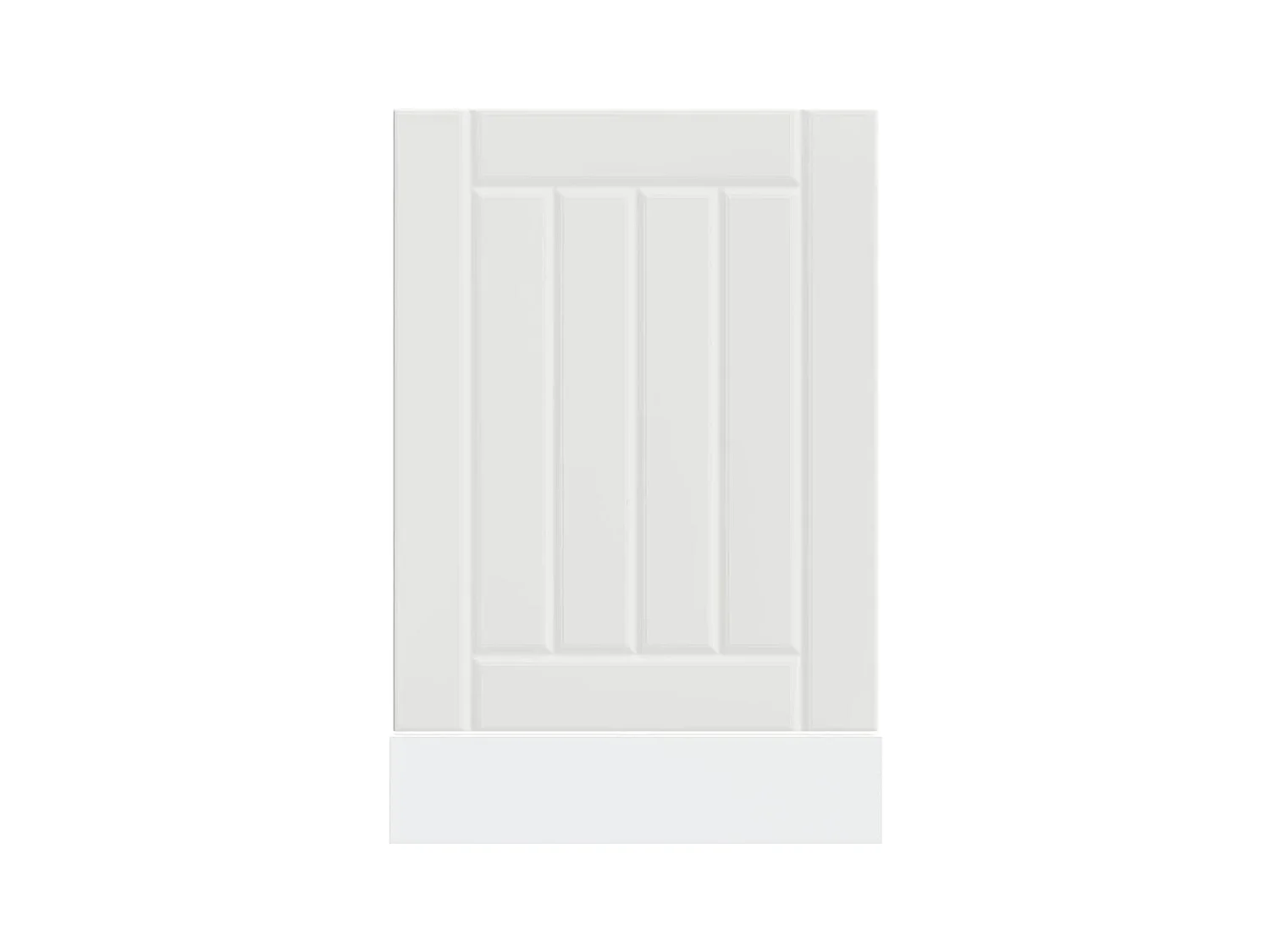 Pannello per lavastoviglie in legno ingegnerizzato bianco Lucca