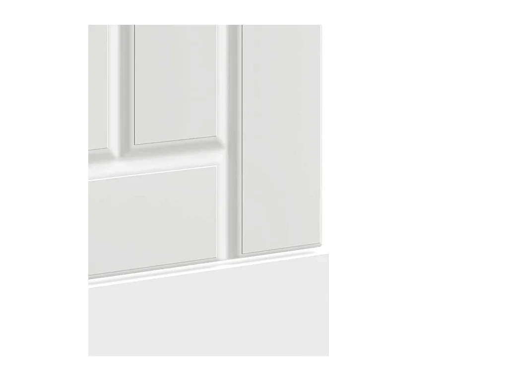 Pannello per lavastoviglie in legno ingegnerizzato bianco Lucca