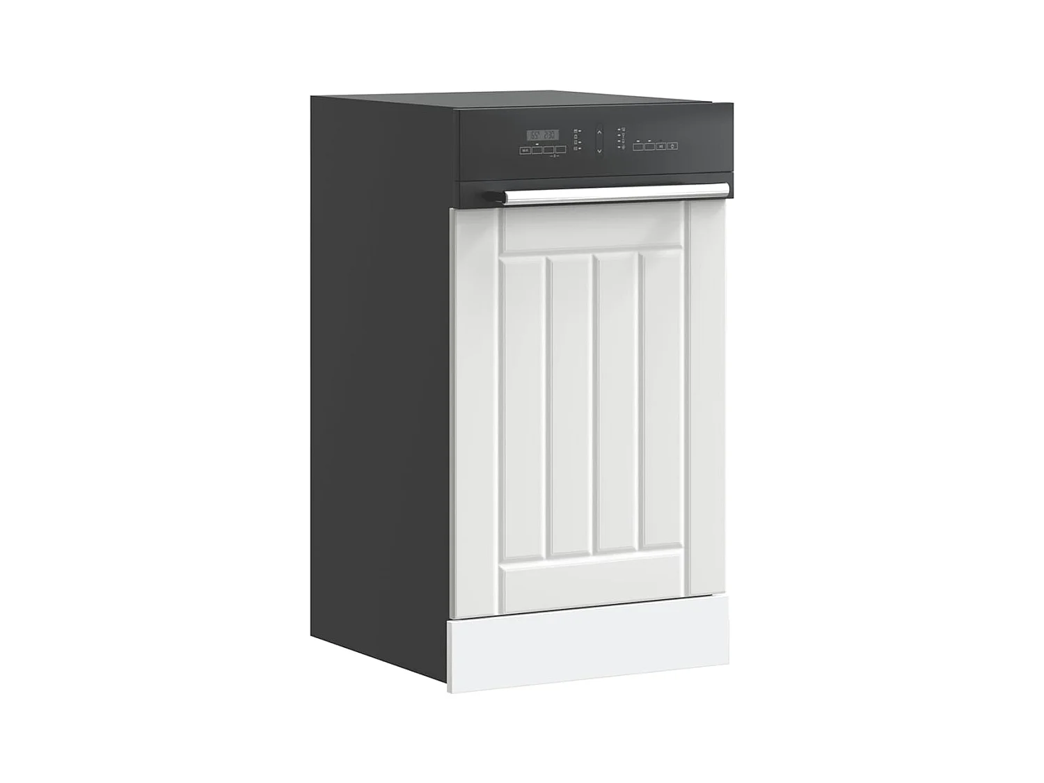 Panneau de lave-vaisselle blanc bois d'ingénierie