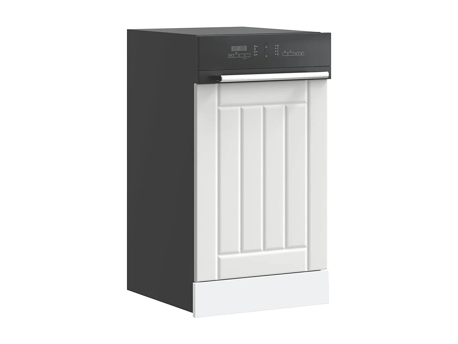 Panneau de lave-vaisselle blanc bois d'ingénierie