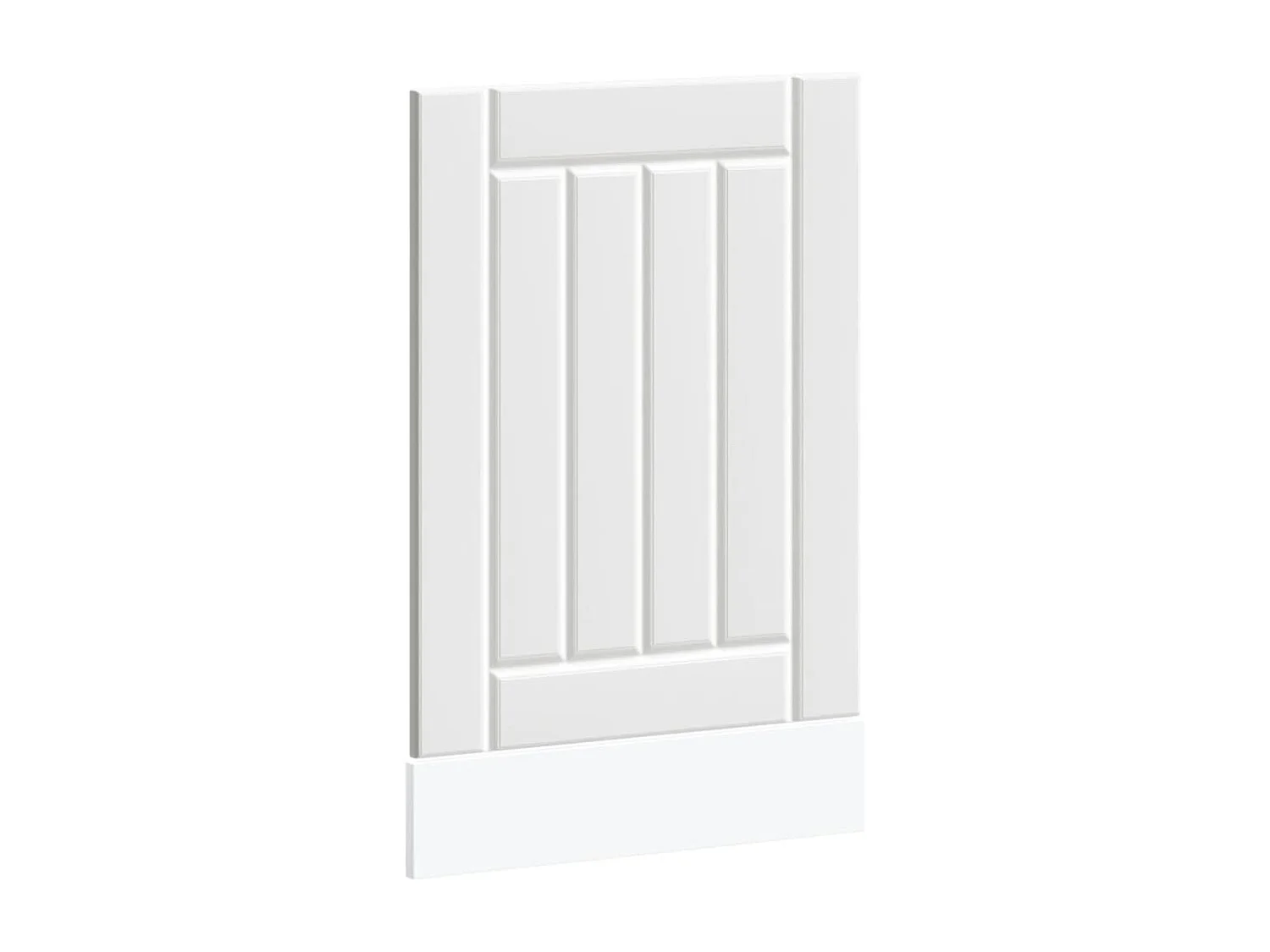 Panneau de lave-vaisselle blanc bois d'ingénierie