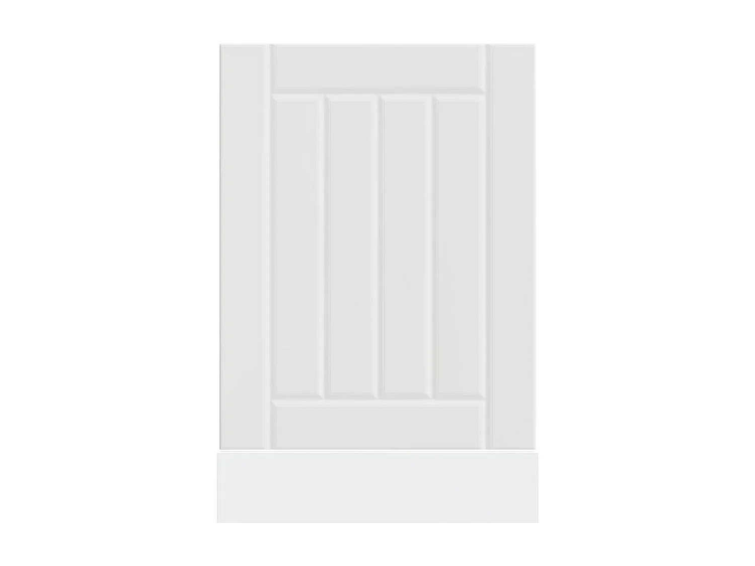 Panneau de lave-vaisselle blanc bois d'ingénierie