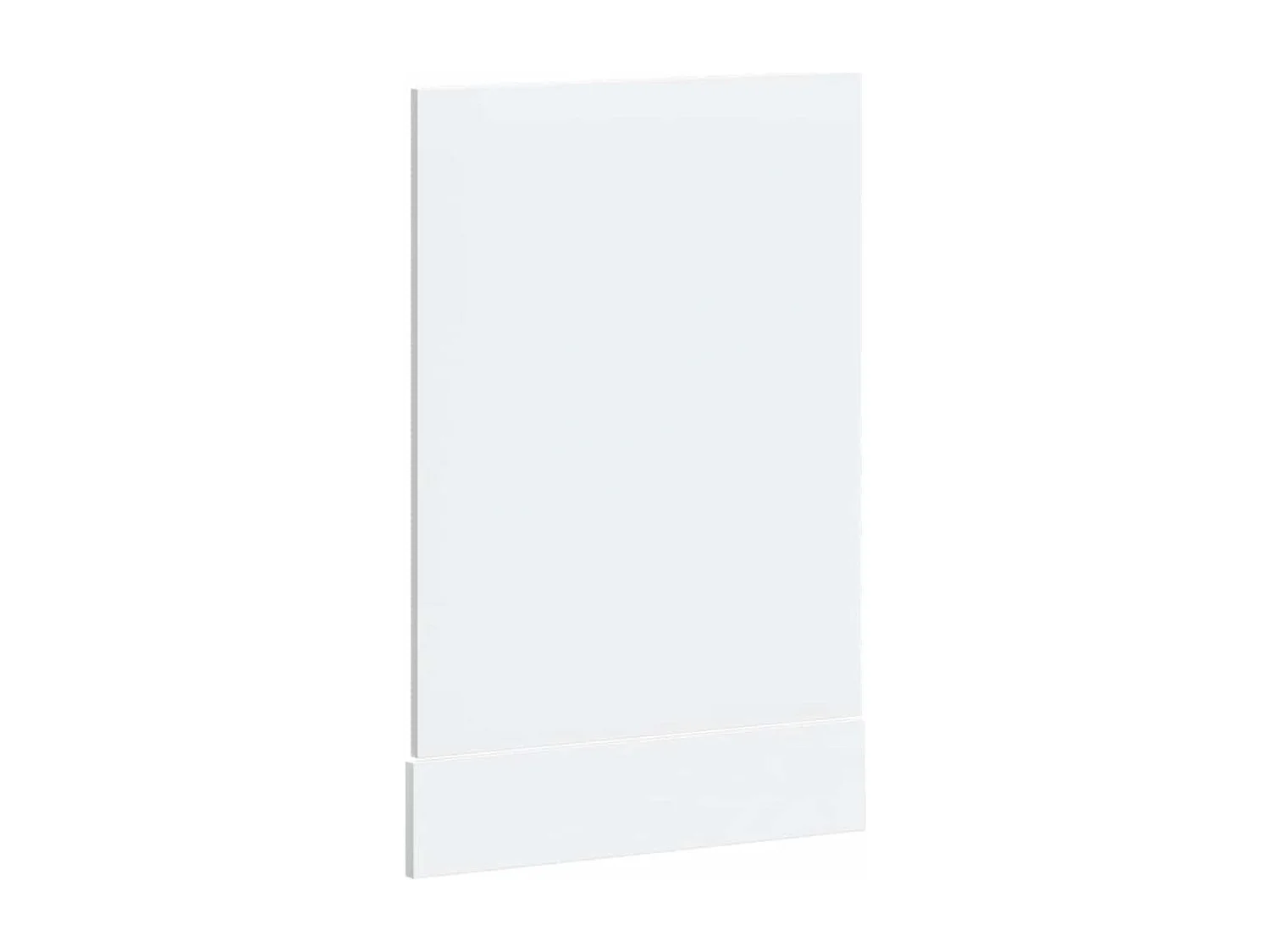 Panneau de lave-vaisselle blanc bois d'ingénierie