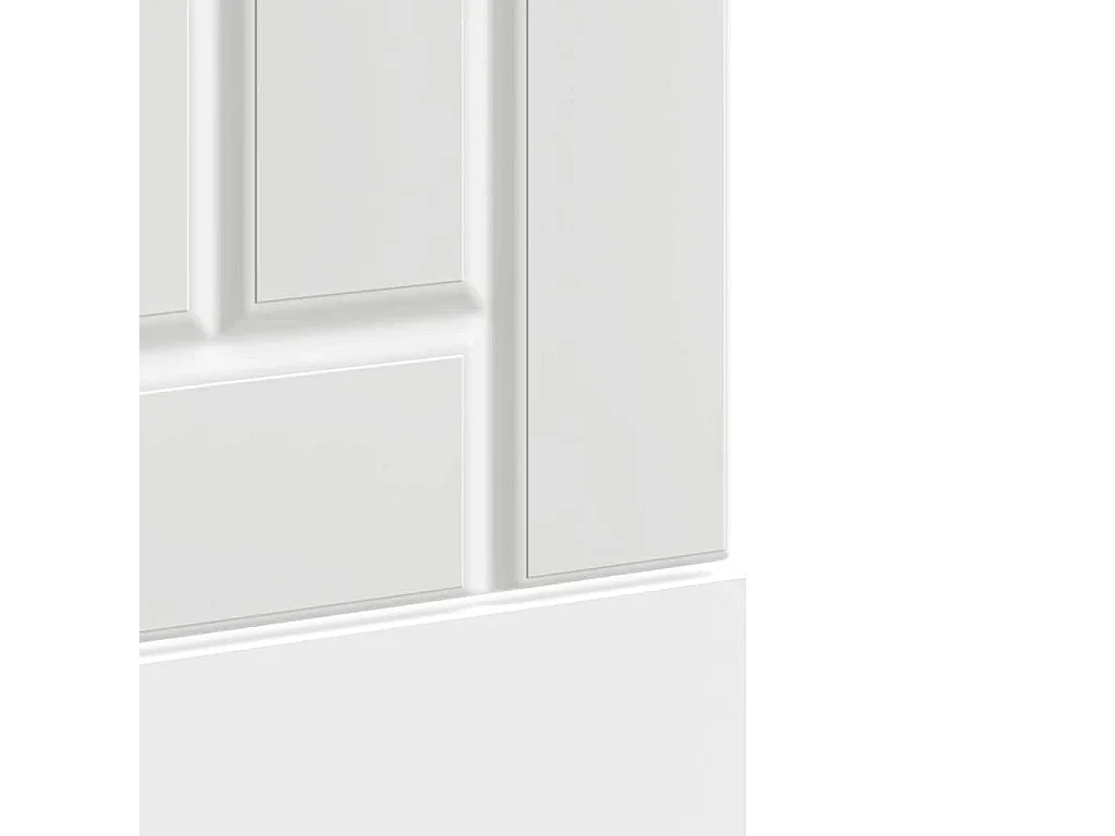 Panneau de lave-vaisselle blanc bois d'ingénierie