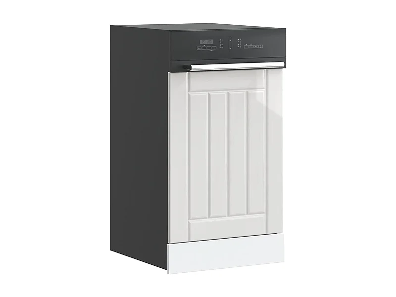 Pannello lavastoviglie in legno ingegnerizzato bianco lucido