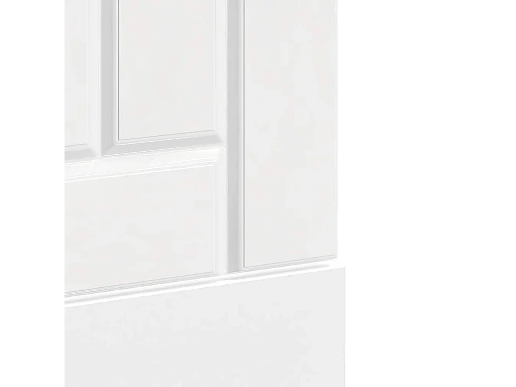 Pannello lavastoviglie in legno ingegnerizzato bianco lucido