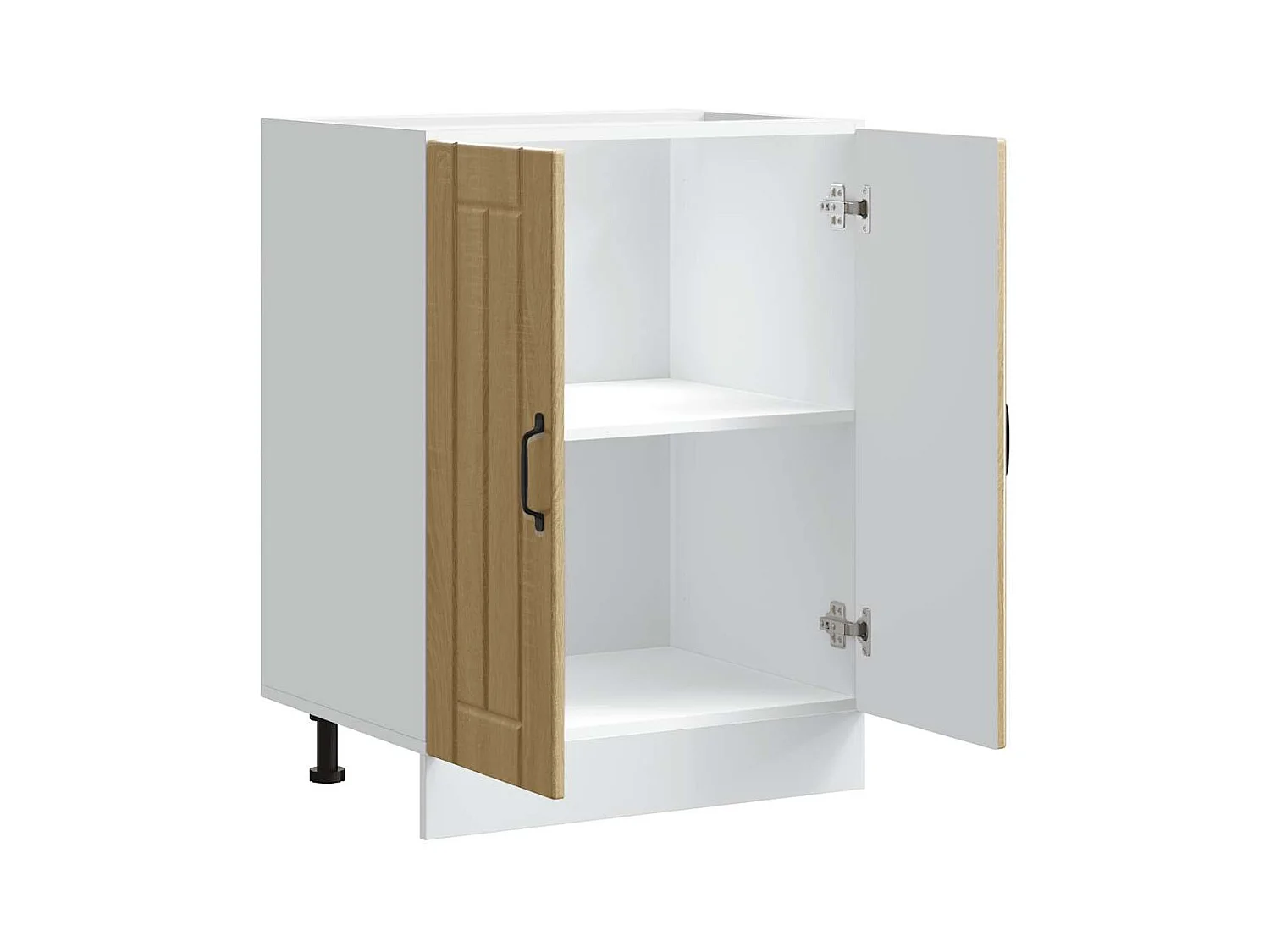 Mobile base per lavello in legno ingegnerizzato Sonoma Oak