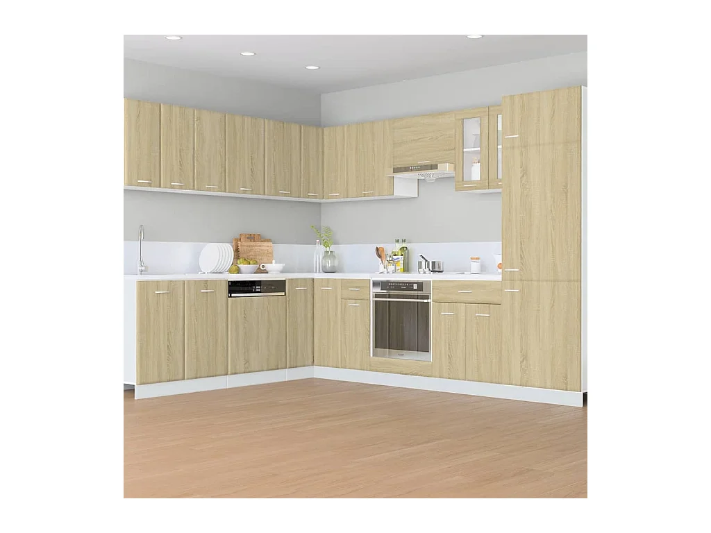 Mobiletto in rovere Sonoma con cassetto 60x46x81,5 cm