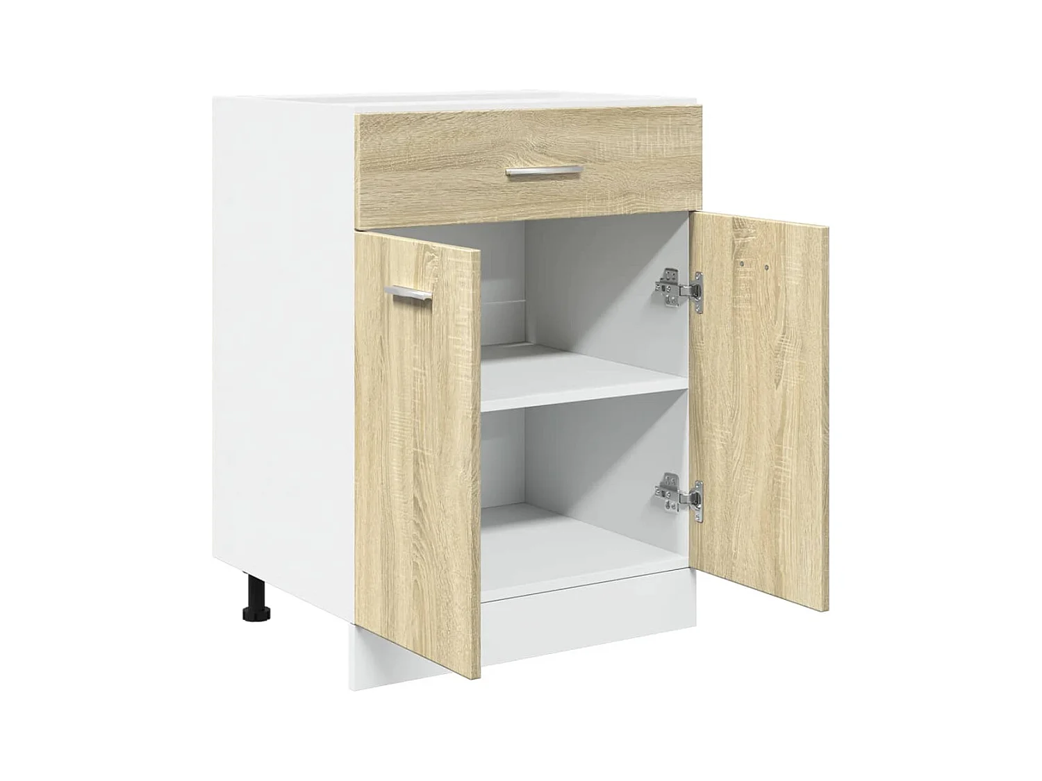 Mobiletto in rovere Sonoma con cassetto 60x46x81,5 cm