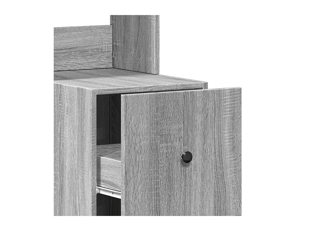 Armoire de cuisine sonoma gris 35x50x180 cm bois d’ingénierie