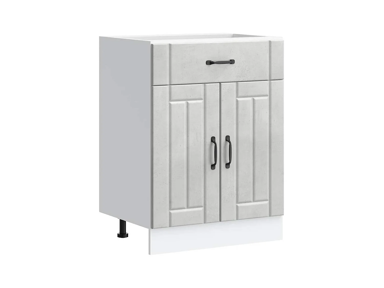 Mobile da cucina in legno ingegnerizzato grigio cemento Lucca