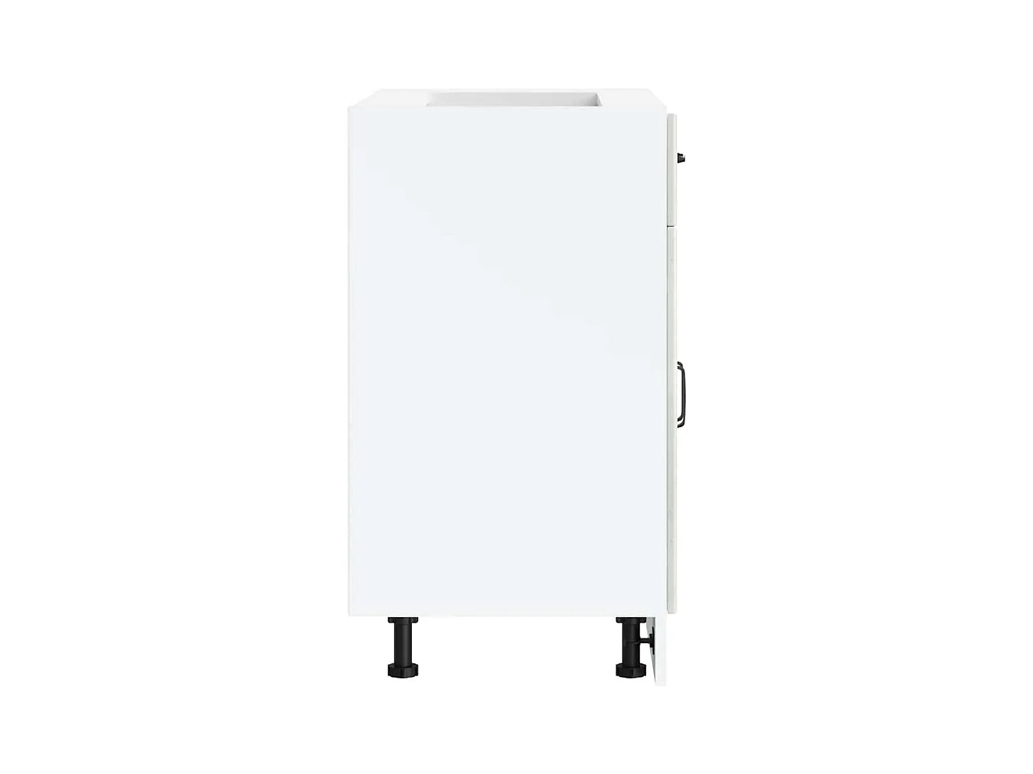 Mobile da cucina in legno ingegnerizzato grigio cemento Lucca